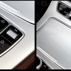 Защитные пластины на консоль торпеды 3D Shield на Mercedes E-Class W213