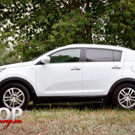 Комплект порогов JSW (ABS) на Kia Sportage 3 (III)