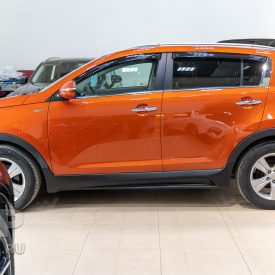 Комплект порогов JSW (ABS) на Kia Sportage 3 (III)