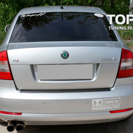 Накладка на задний бампер Sport на Skoda Octavia 2