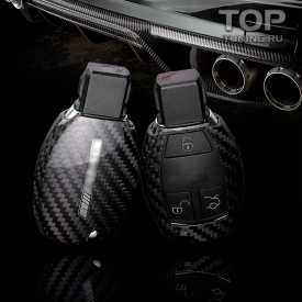 Карбоновый чехол для смарт ключа AMG на Mercedes