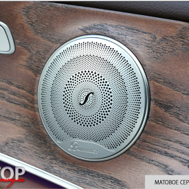 Декоративные сетки динамиков в двери Burmester 4 шт. на Mercedes