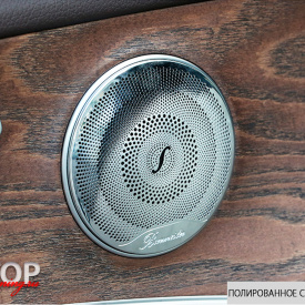 Декоративные сетки динамиков в двери Burmester 4 шт. на Mercedes