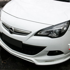 Юбка на передний бампер JMS на Opel Astra J