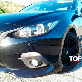 Накладки на фары GT на Mazda 3 BM