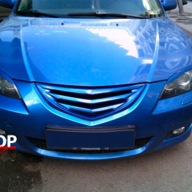 Накладки на фары Sport Line на Mazda 3 BK