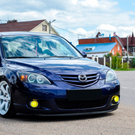 Заглушки омывателей фар на Mazda 3 BK