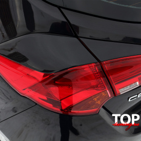 Реснички на задние фонари X-Force на Kia Ceed 2