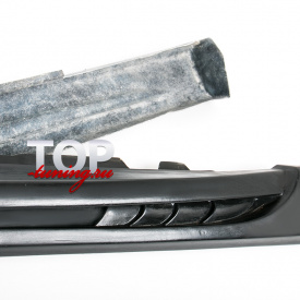 Пороги WALD Black Bison LONG  на Mercedes S-Class W220