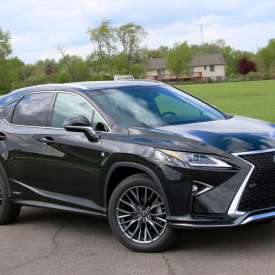 Решетка в передний бампер Vision F-SPORT на Lexus RX  4