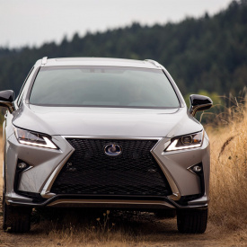 Решетка в передний бампер Vision F-SPORT на Lexus RX  4