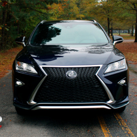 Решетка в передний бампер Vision F-SPORT на Lexus RX  4