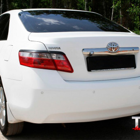 Реснички на задние фонари Sport на Toyota Camry V40 (6)