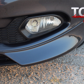 Накладки на передний бампер X-Force на Kia Ceed 2 (Дорестайлинг)