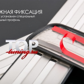 Накладки на пороги в салон Deluxe на Mazda 6