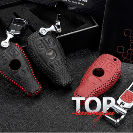 Кожаный чехол для ключа  Luxury Line на Mercedes