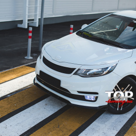 Широкие реснички Element V.2 (рестайлинг) на Kia Rio 3