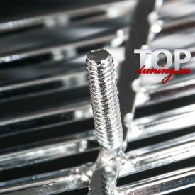 Решетки в бампер Deluxe на Toyota Yaris XP9