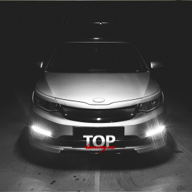 Центральная вставка клыков Element на Kia Rio 3