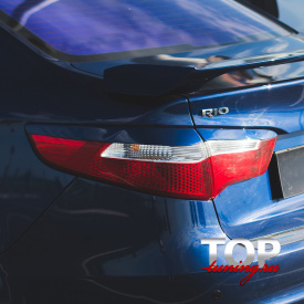 Накладки на задние фонари Element Дорестайлинг на Kia Rio 3