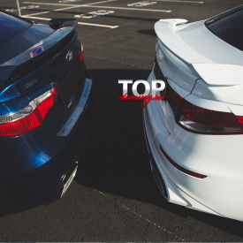 Накладки на задние фонари Element Дорестайлинг на Kia Rio 3