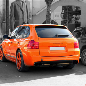 Накладка на багажник - Обвес T Art Magnum на Porsche Cayenne 955