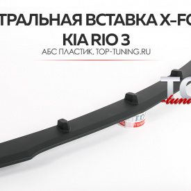 Центральная вставка Evolution на Kia Rio 3