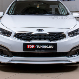 Центральная вставка X-Force на Kia Ceed 2 (2015-2018)