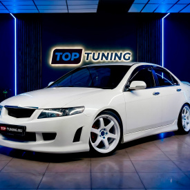 Накладки MGS Fiber на пороги Honda Accord 7