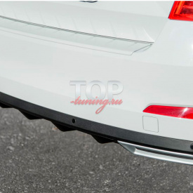 Диффузор заднего бампера A`PEX на Skoda Octavia 3