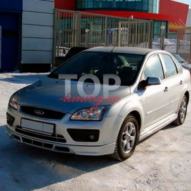 Накладки на пороги A`PEX Force (ABS) на Ford Focus 2