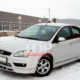 Накладки на пороги A`PEX Force (ABS) на Ford Focus 2