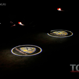Проектор логотипа в дверь Laser HD на Mercedes