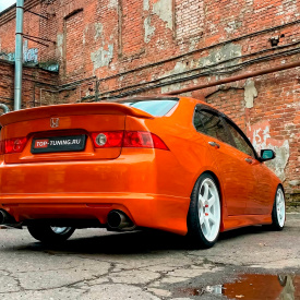 Юбка MGS на задний бампер Honda Accord 7 (Дорест)