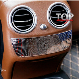 Накладка на пассажирский блок климата Burmester на Mercedes E-Class W213