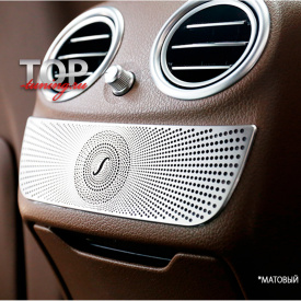 Накладка на пассажирский блок климата Burmester на Mercedes E-Class W213