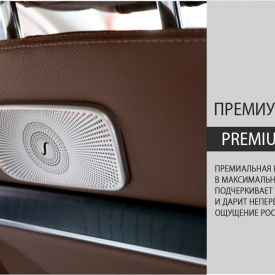 Крышки в спинки сидений Burmester 2 шт на Mercedes E-Class W213