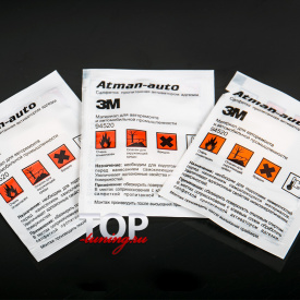 Праймер - салфетка 3М для двухстороннего скотча – 1 шт