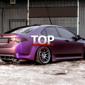 Диффузор на задний бампер A`PEX Revolt на Honda Accord 8