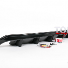 Диффузор на задний бампер A`PEX Revolt на Honda Accord 8