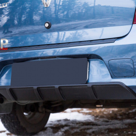 Диффузор на задний бампер Bastion на Renault Logan