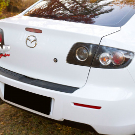 Протектор заднего бампера Bastion на Mazda 3 BK