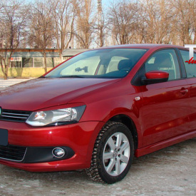 Накладки на пороги RS-Line на VW Polo 5
