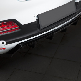 Диффузор на задний бампер Evolution на Kia Ceed Pro