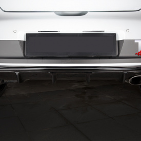 Диффузор на задний бампер Evolution на Kia Ceed Pro