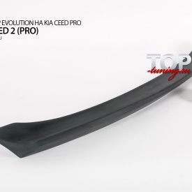 Спойлер под стекло Evo на Kia Ceed Pro