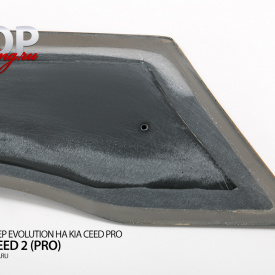 Спойлер под стекло Evo на Kia Ceed Pro