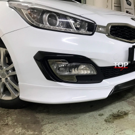 Накладки на передний бампер Evolution на Kia Ceed Pro