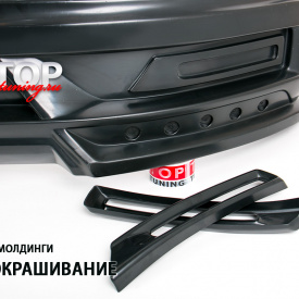 Накладка на передний бампер WALD LITE на Toyota Land Cruiser 200