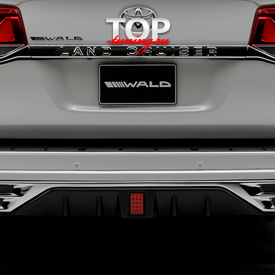 Юбка-диффузор заднего бампера WALD LITE на Toyota Land Cruiser 200